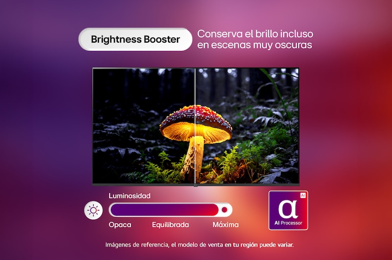 Contraste  Smart TV LG OLED evo AI C5 4K.